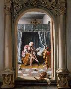 Jan Steen A Woman at her Toilet (mk25) Sweden oil painting artist